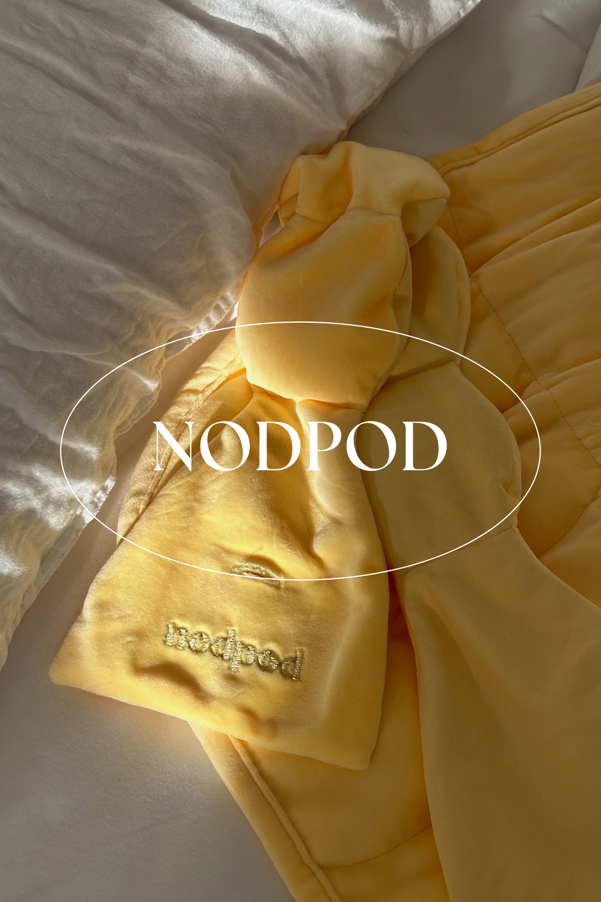 butter yellow sleep mask