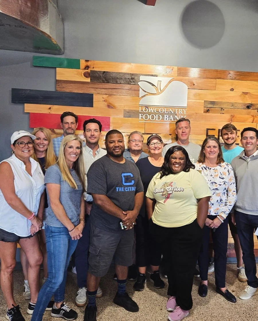 We had such a good time giving back to our community. Thank you for having us Lowcountry Food Bank! We will be back soon 🫶