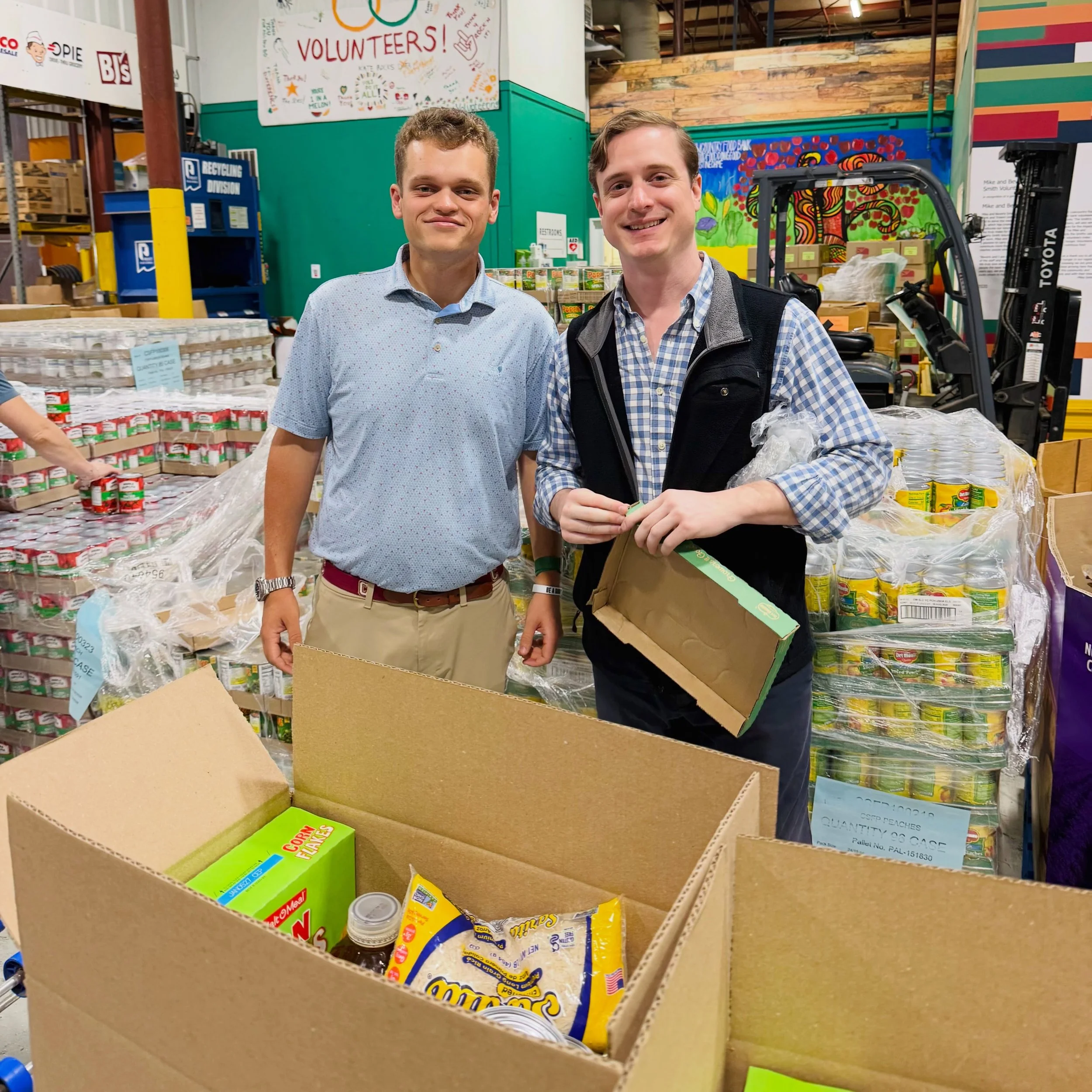 We had a great time volunteering at the Lowcountry Food Bank!