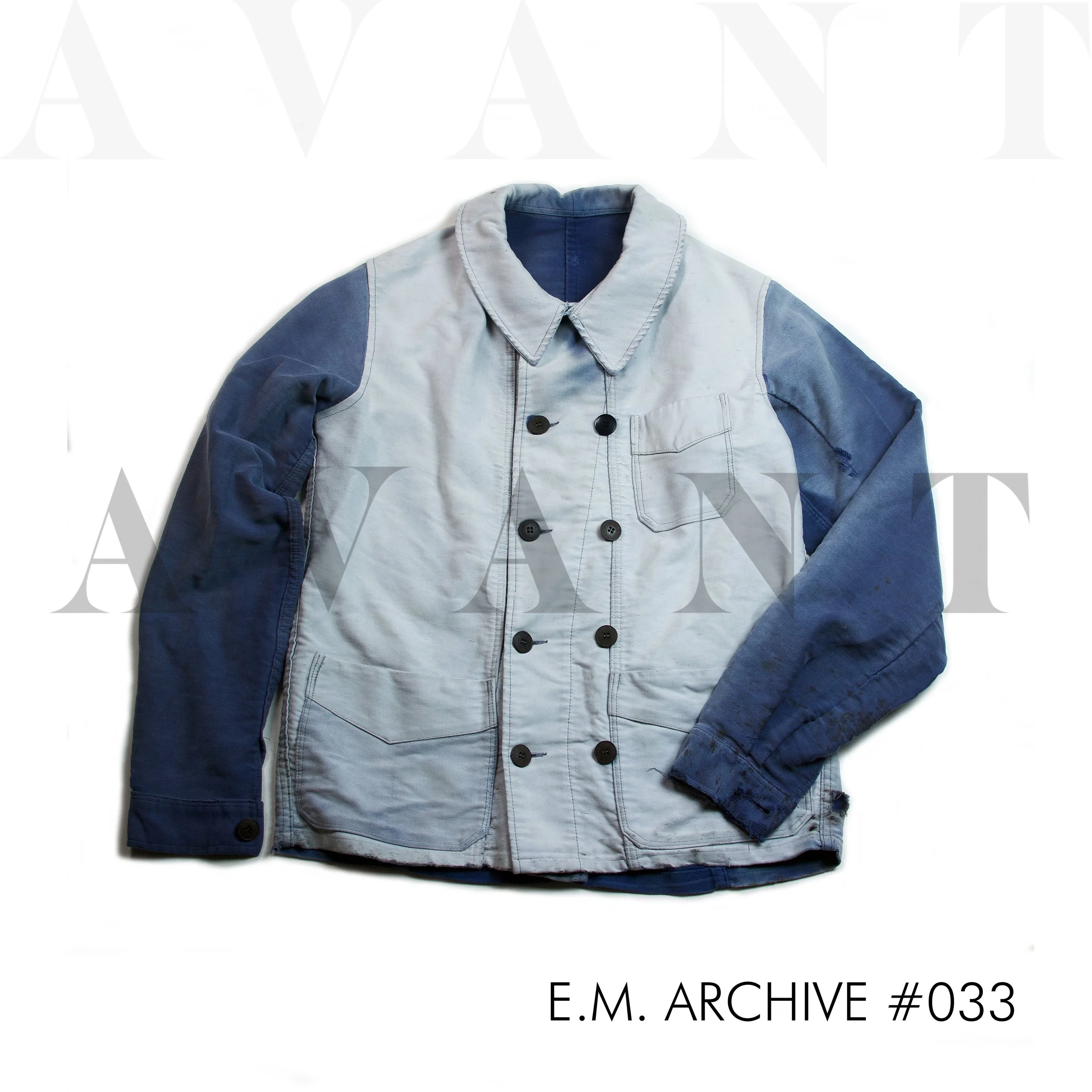 Moleskine jackets (double-breasted and black)