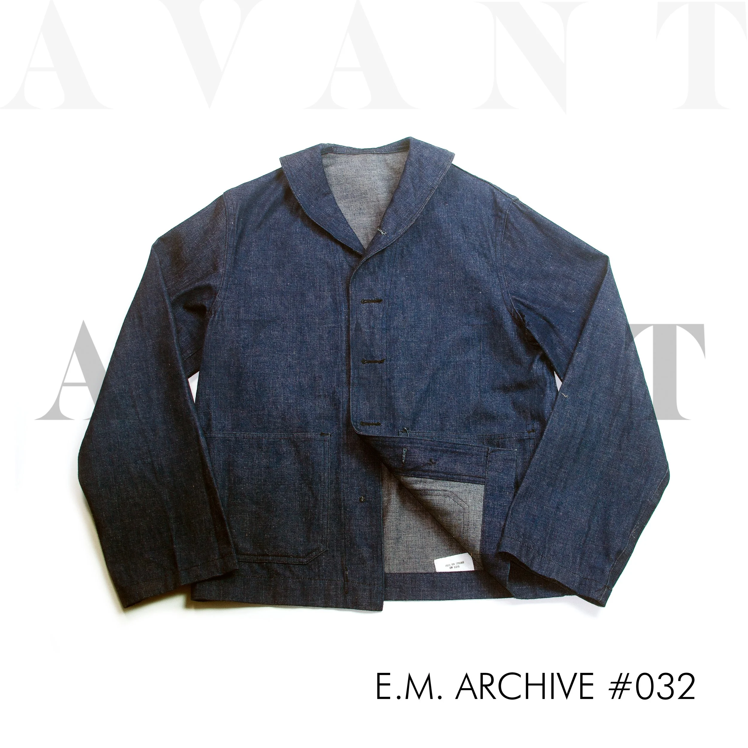 1942 US Navy shawl collar deadstock jacket