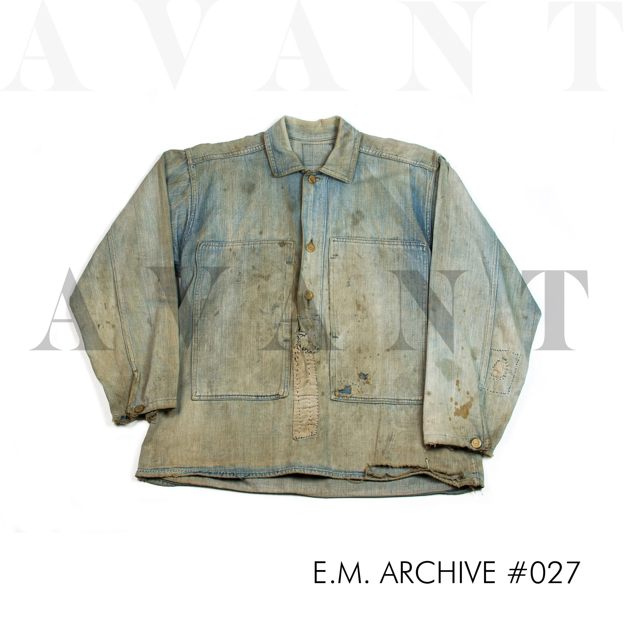 WW1 blue denim US Army shirts