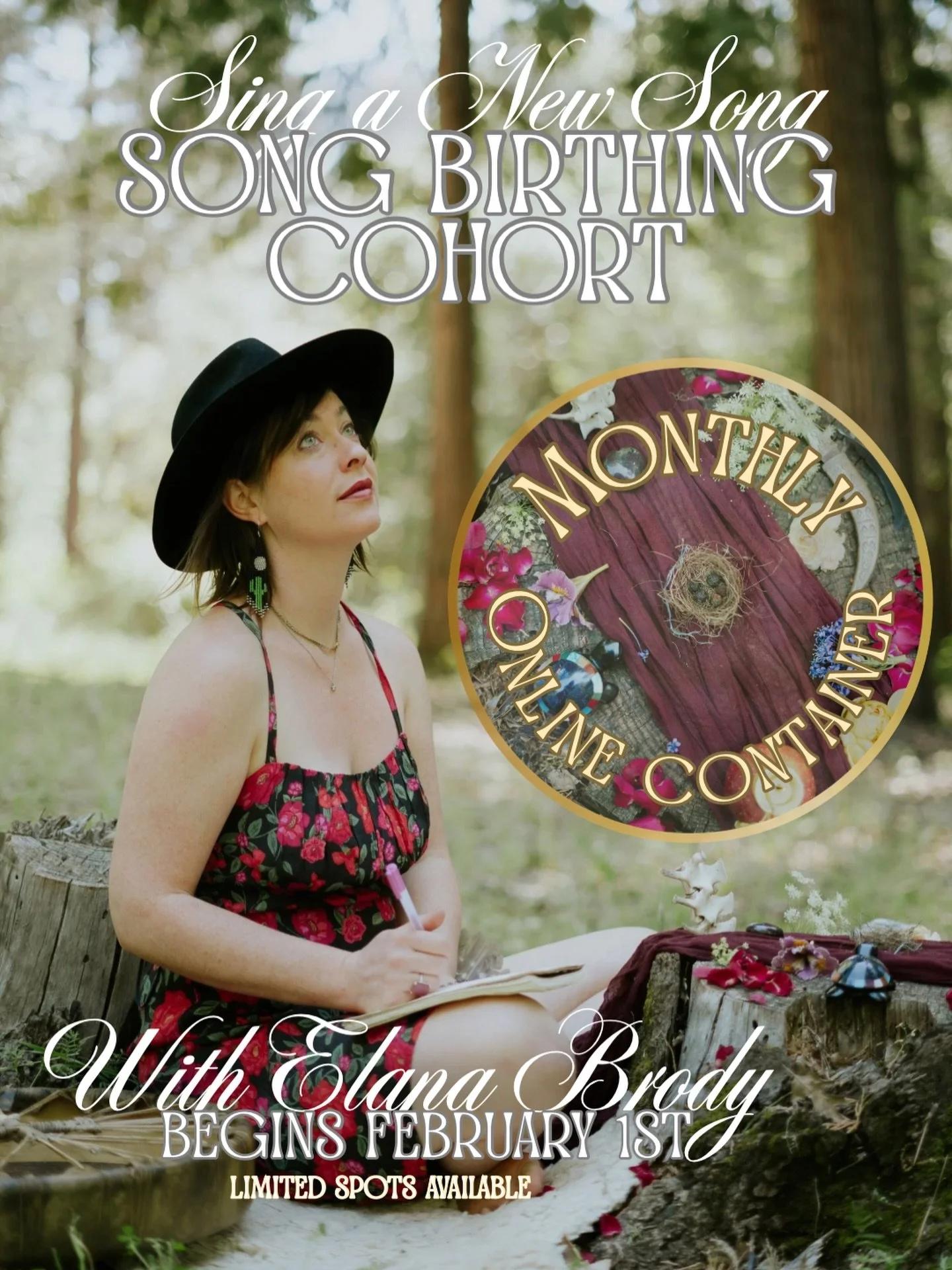 Starting February 1st, I will offer a monthly online song birthing and &ldquo;midwifery&rdquo; masterclass to a cohort of hopeful song-makers and experienced songleaders alike!

🎶Are you a curious or a current song-maker? Do you walk around humming 