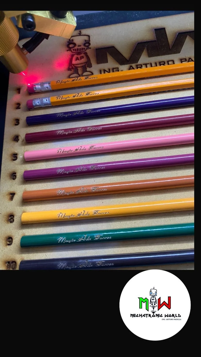 PERSONALIZADO DE LAPICES Y COLORES.