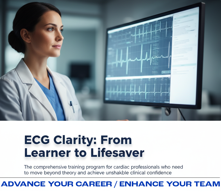 ECG, EKG, MASTER ECG, CCT/CRAT PREP, ECG COURSE