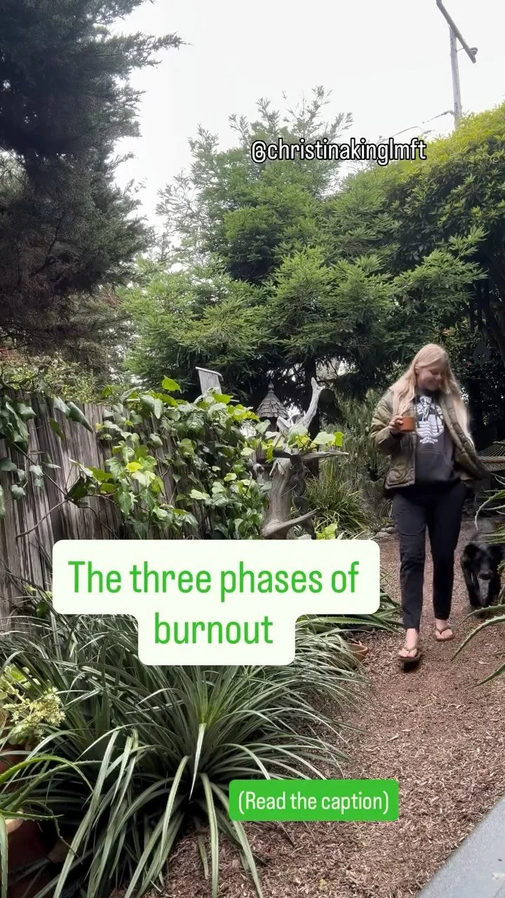 These past 10 months have been a lot! I opened my private practice, saw a full caseload, and worked in three MBUSD schools. Needless to say, this was not sustainable. This experience taught me a lot about burnout. Now, I categorize burnout into three