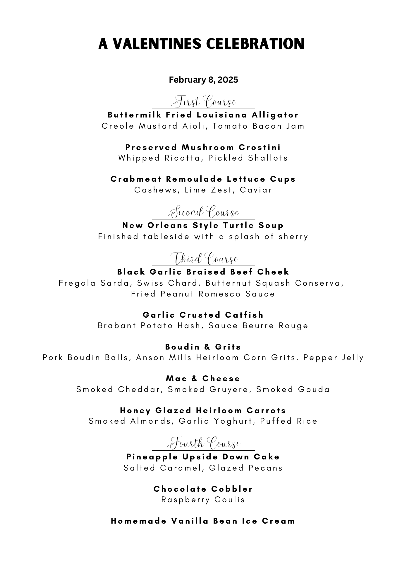 Custom Menu Example
