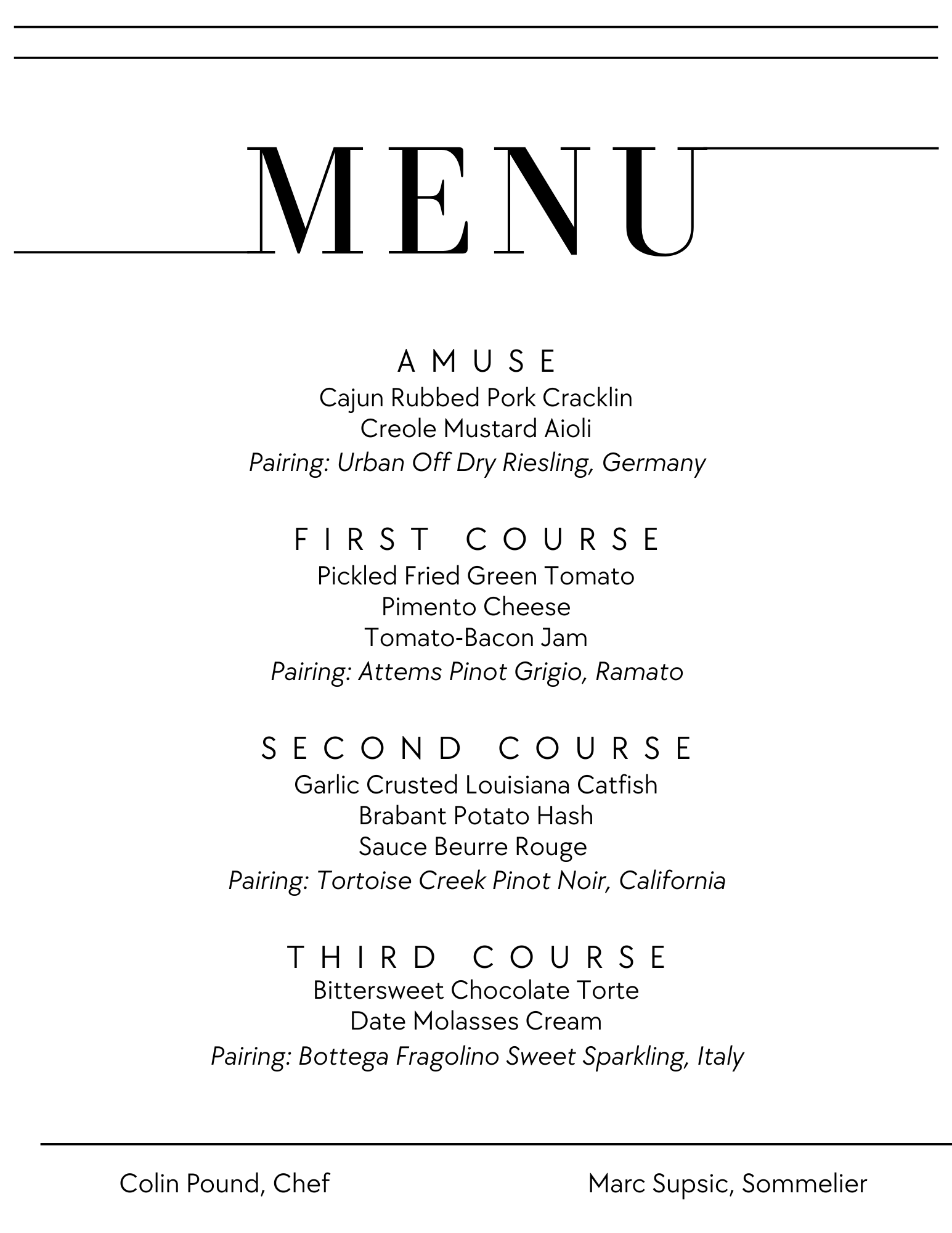 Custom Menu Example