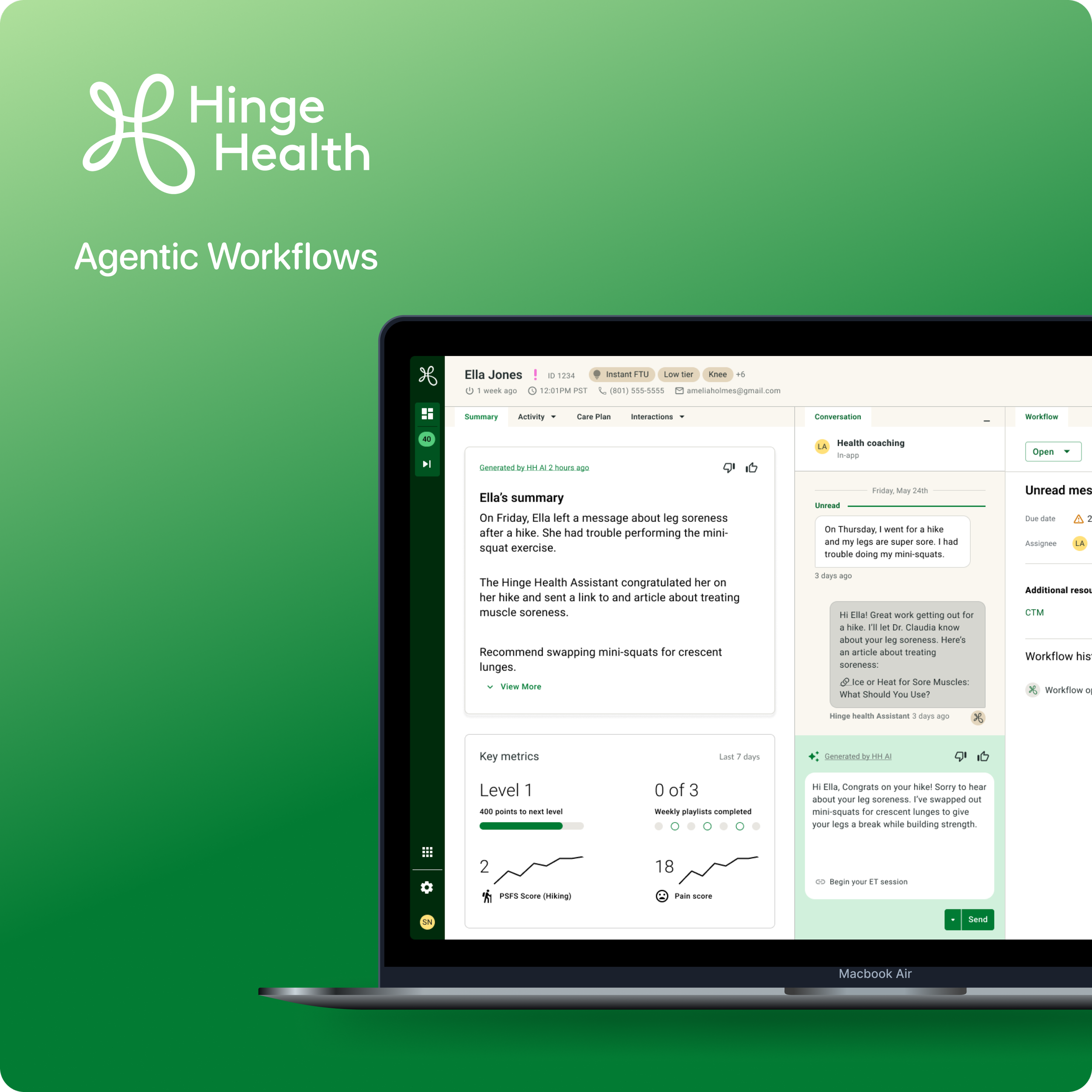 Hinge Health - Agentic Workflows