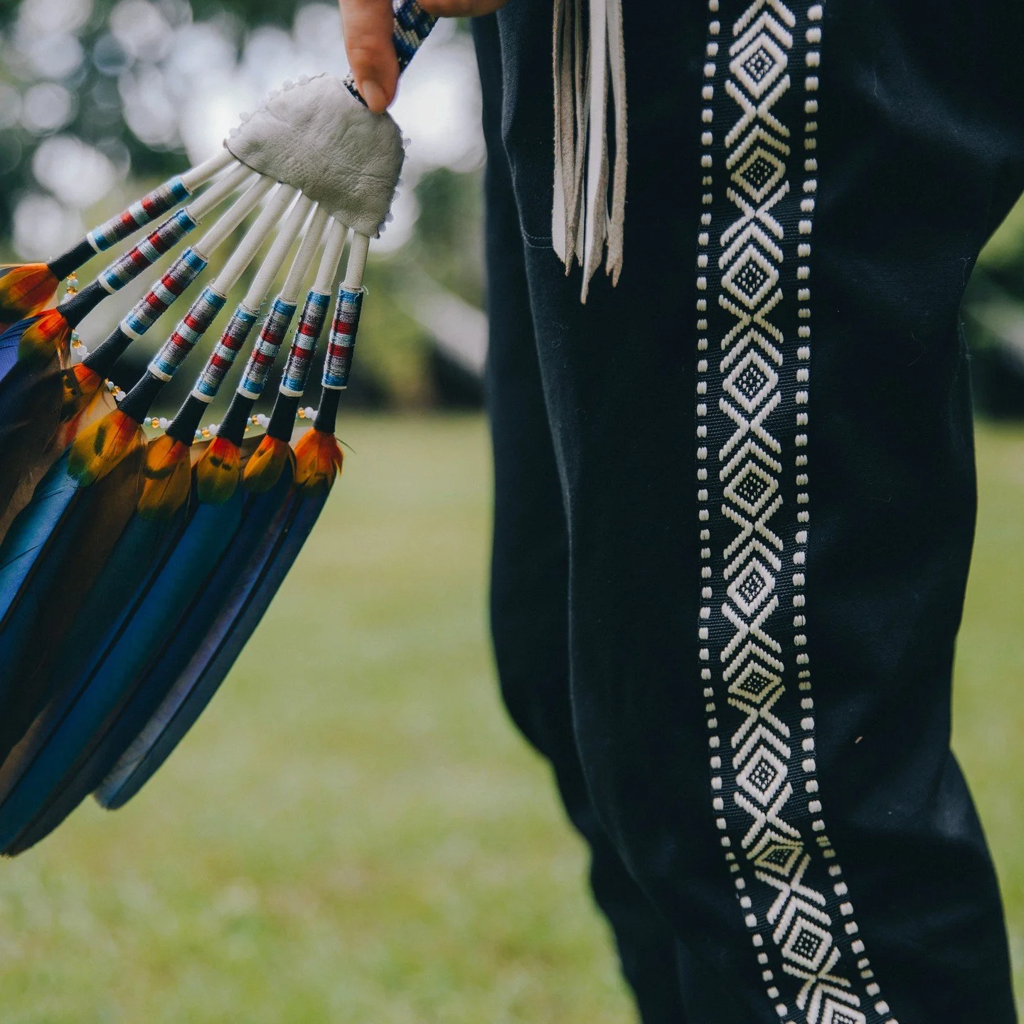 Each chumbe woven into our garments is a symbol of strength, protection, and balance. 

Rooted in the traditions of Colombian artisans, these sacred sashes are more than just fabric &mdash; they are stories, woven with purpose. 

Wear these ancient s