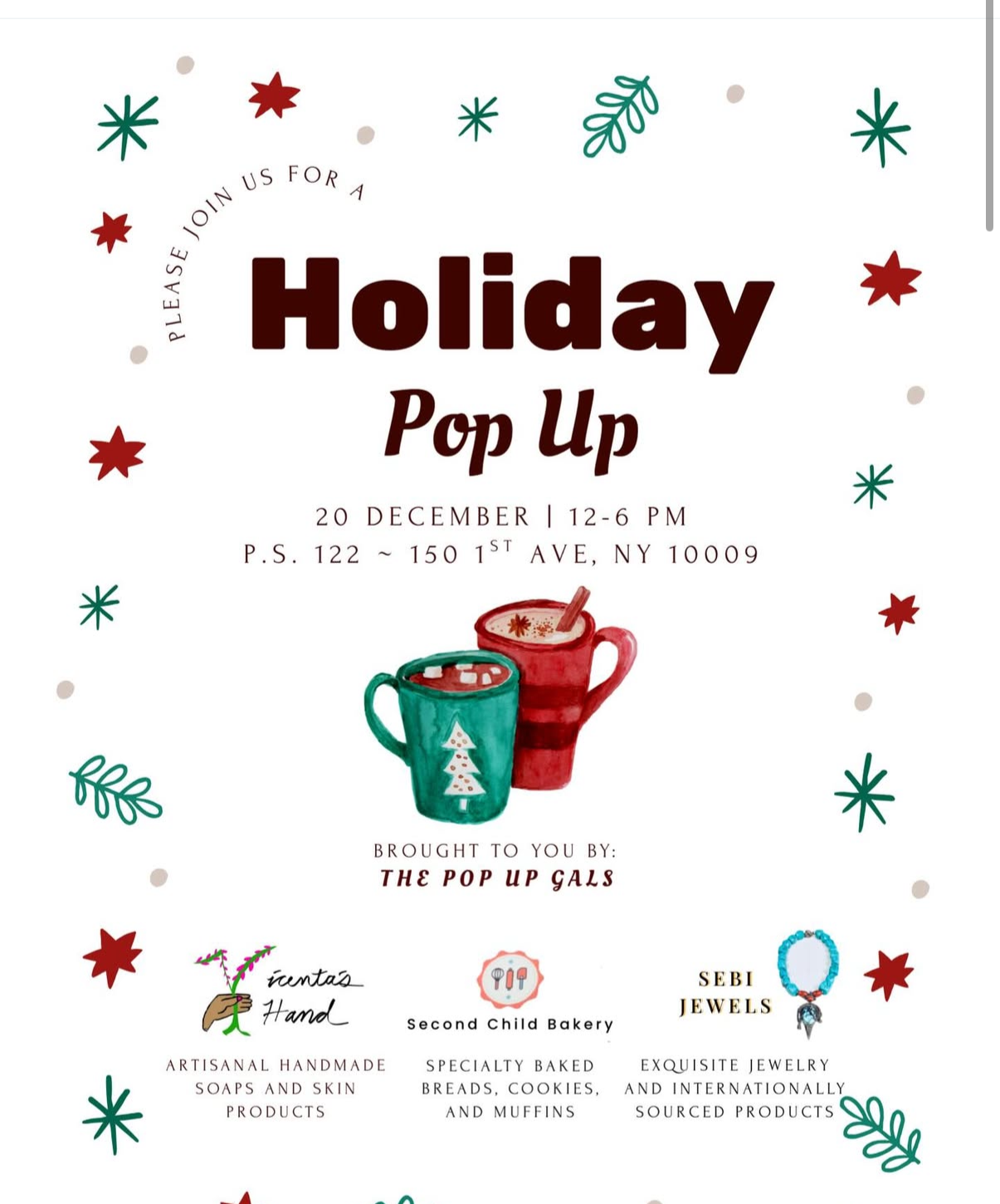 "Pop Up Gals" - Holiday Pop Up
