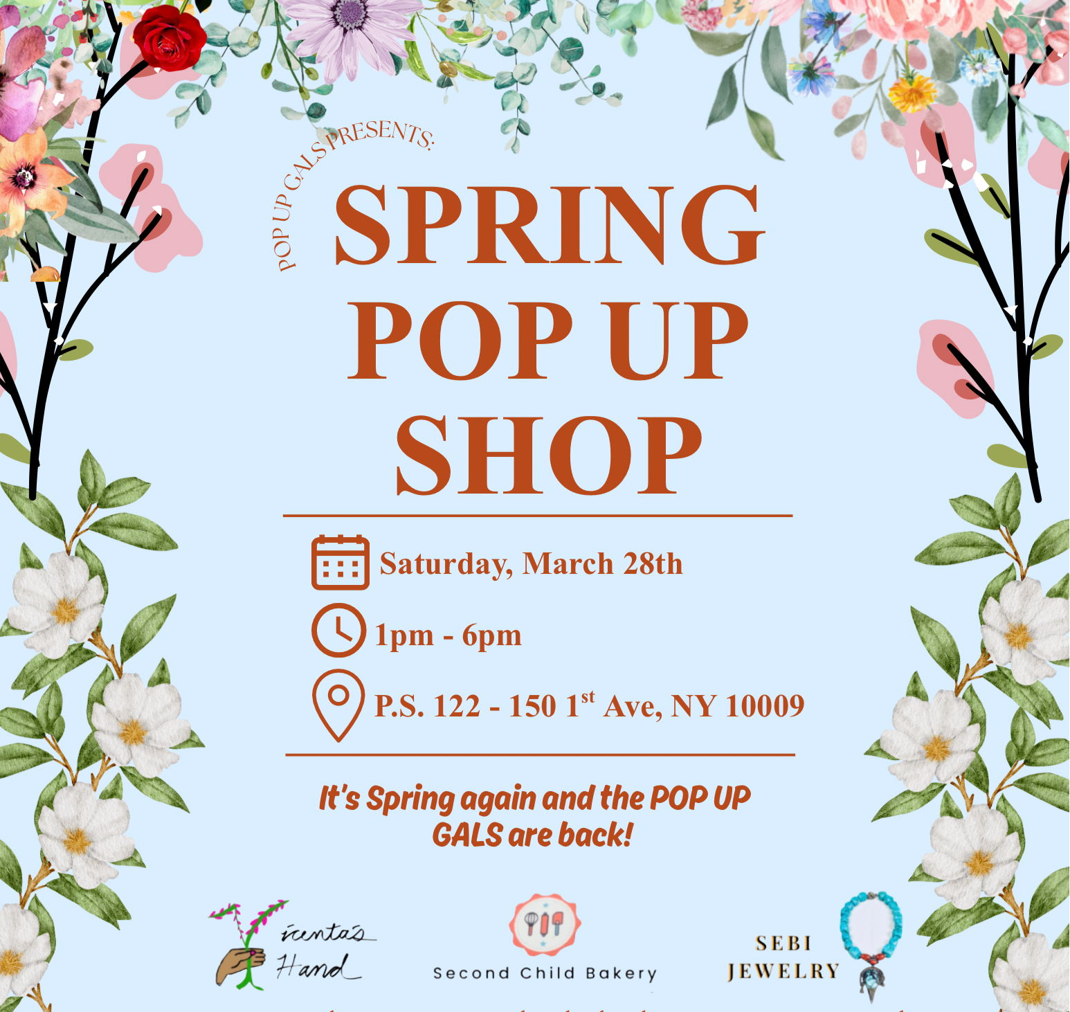 Spring Pop Up Shop