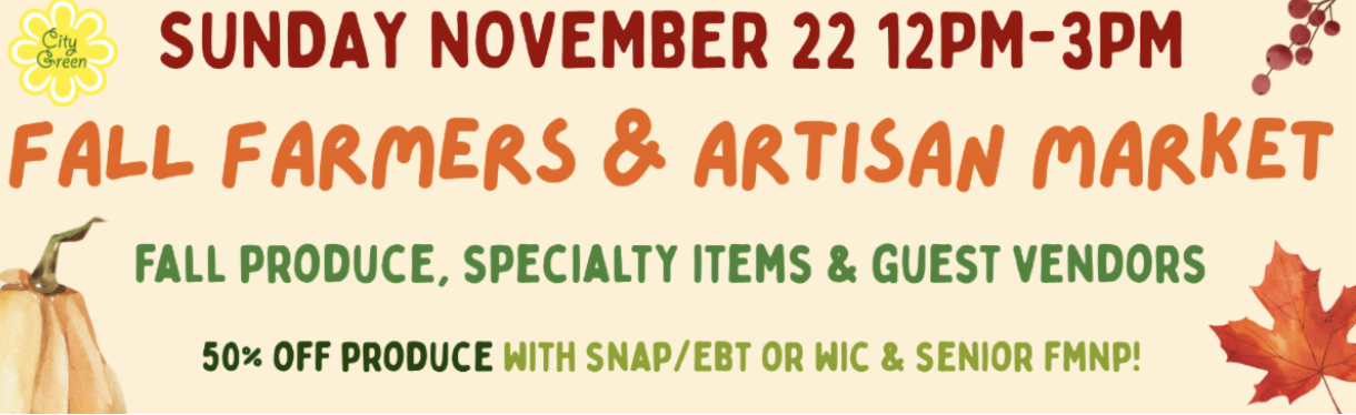 Fall Farmers and Artisan Market