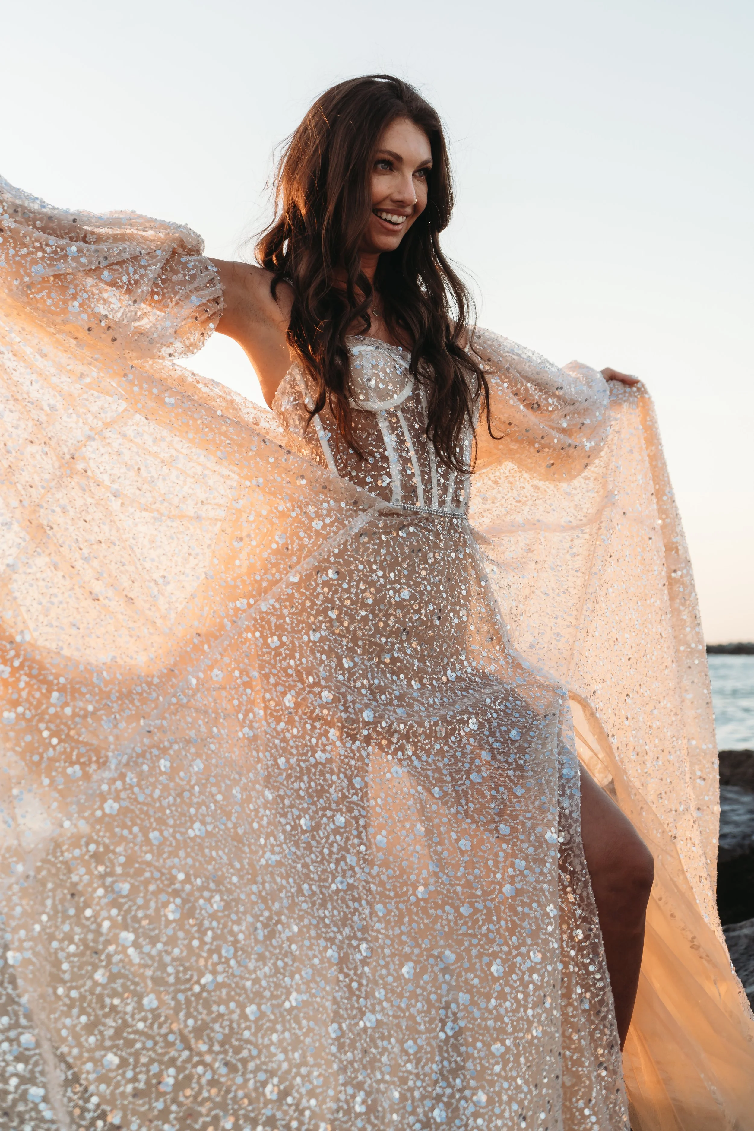 St. Pete Florida wedding photographer capturing styled elopement shoot at St. Pete Beach – Jennifer Elizabeth Studios