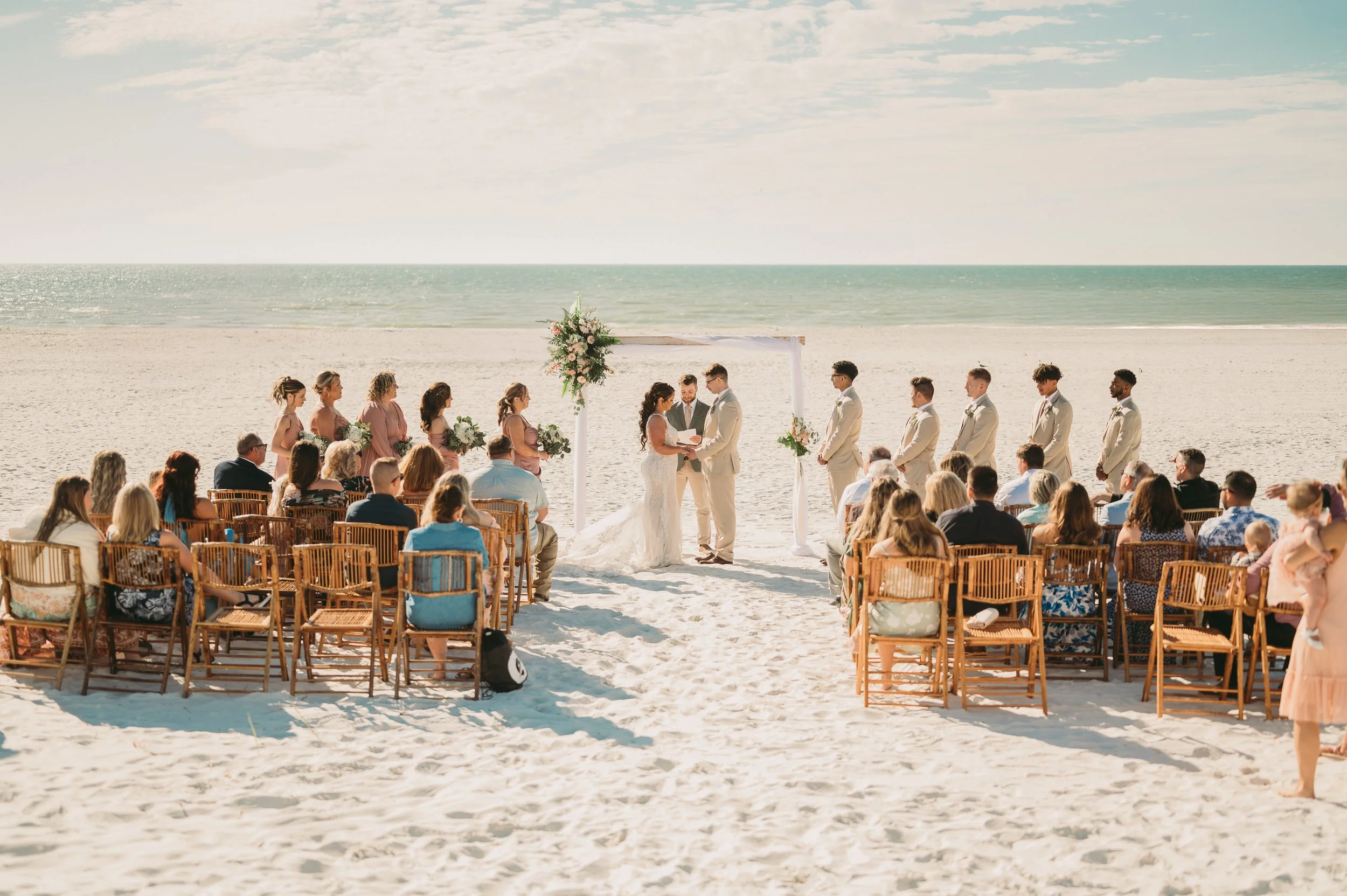 Clearwater Florida wedding photographer capturing Clearwater Beach wedding – Jennifer Elizabeth Studios