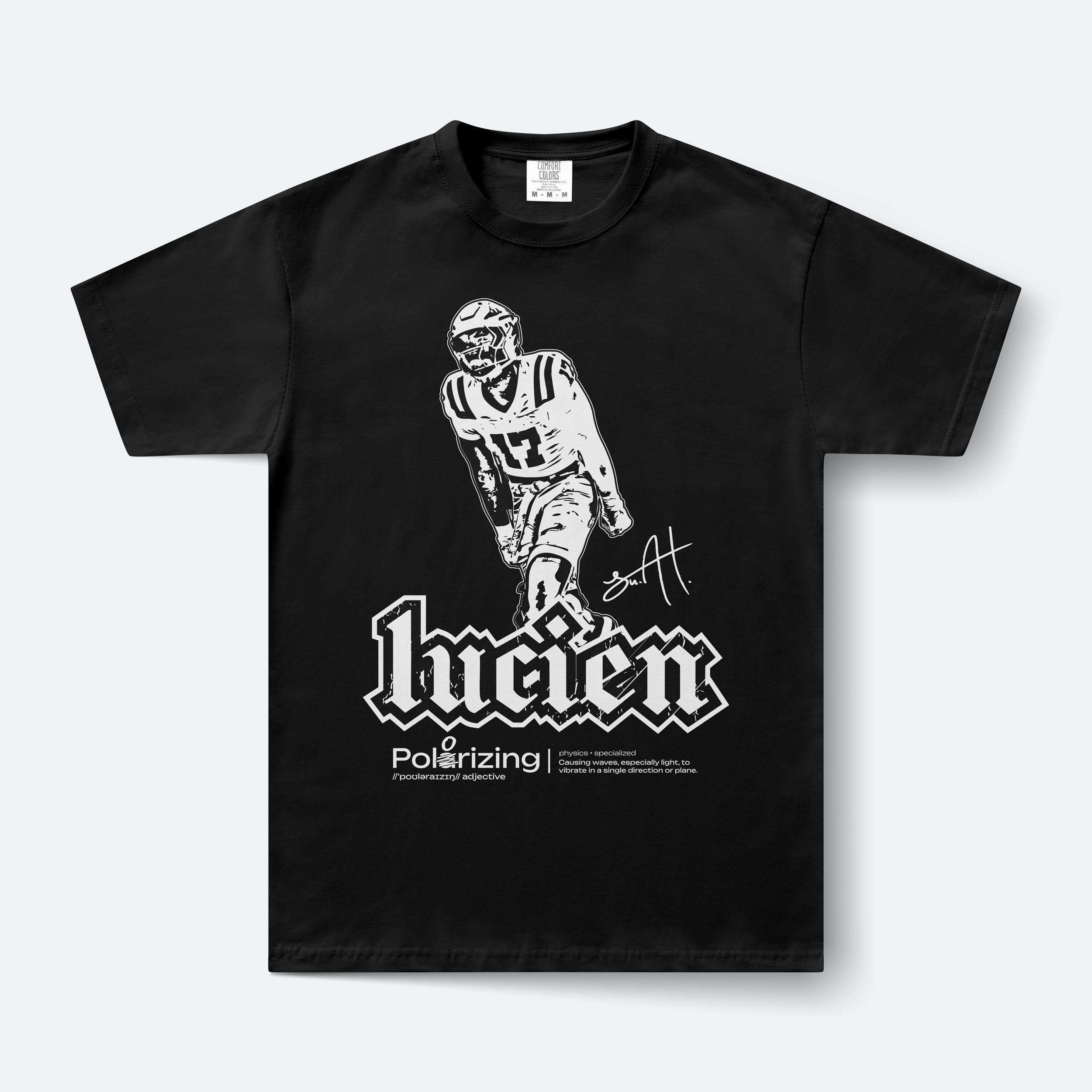 LUCIEN HOLLAND / Tee / Black