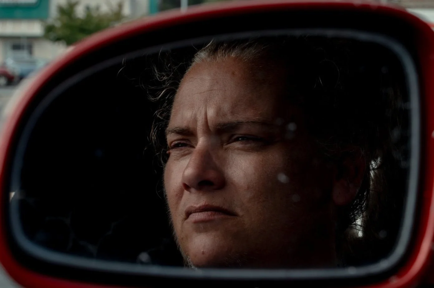 Heather sits in her car in Harrisonburg, Va. After living in the vehicle for three years, it broke down in a Dollar General parking lot one year ago. As colder weather approaches, she worries most about surviving the winter months.