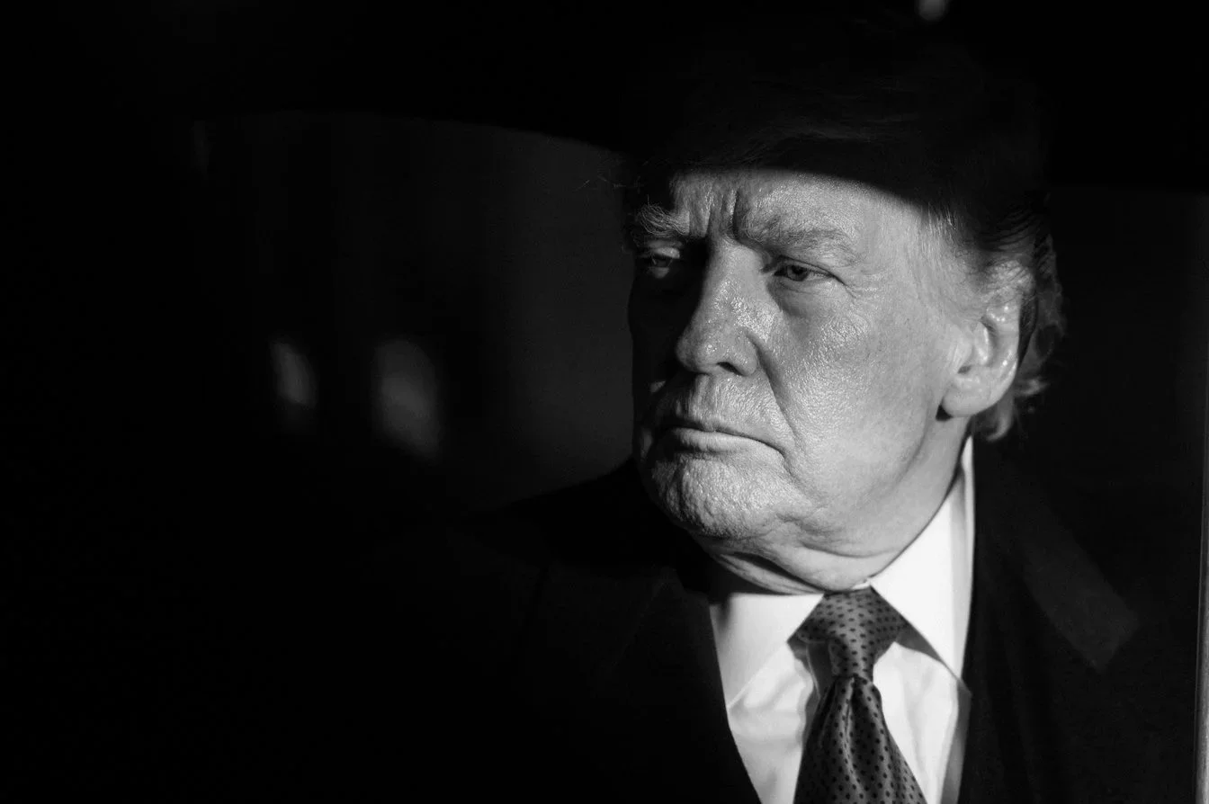 President Donald Trump speaks with reporters on the South Lawn of the White House - where he addressed the Venezuela oil talks by saying, “It was a great meeting we had today with the biggest companies anywhere in the world” - before boarding Marine 