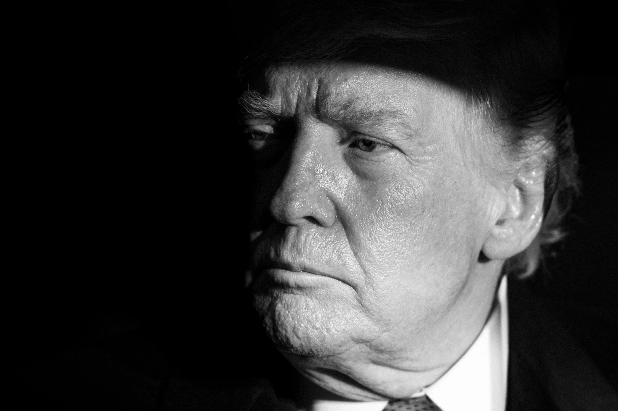 President Donald Trump speaks to reporters on the South Lawn of the White House in Washington, D.C., as he addresses public safety concerns in the nation's capital. Trump has pledged to make Washington "safe, clean, and beautiful again," and previous