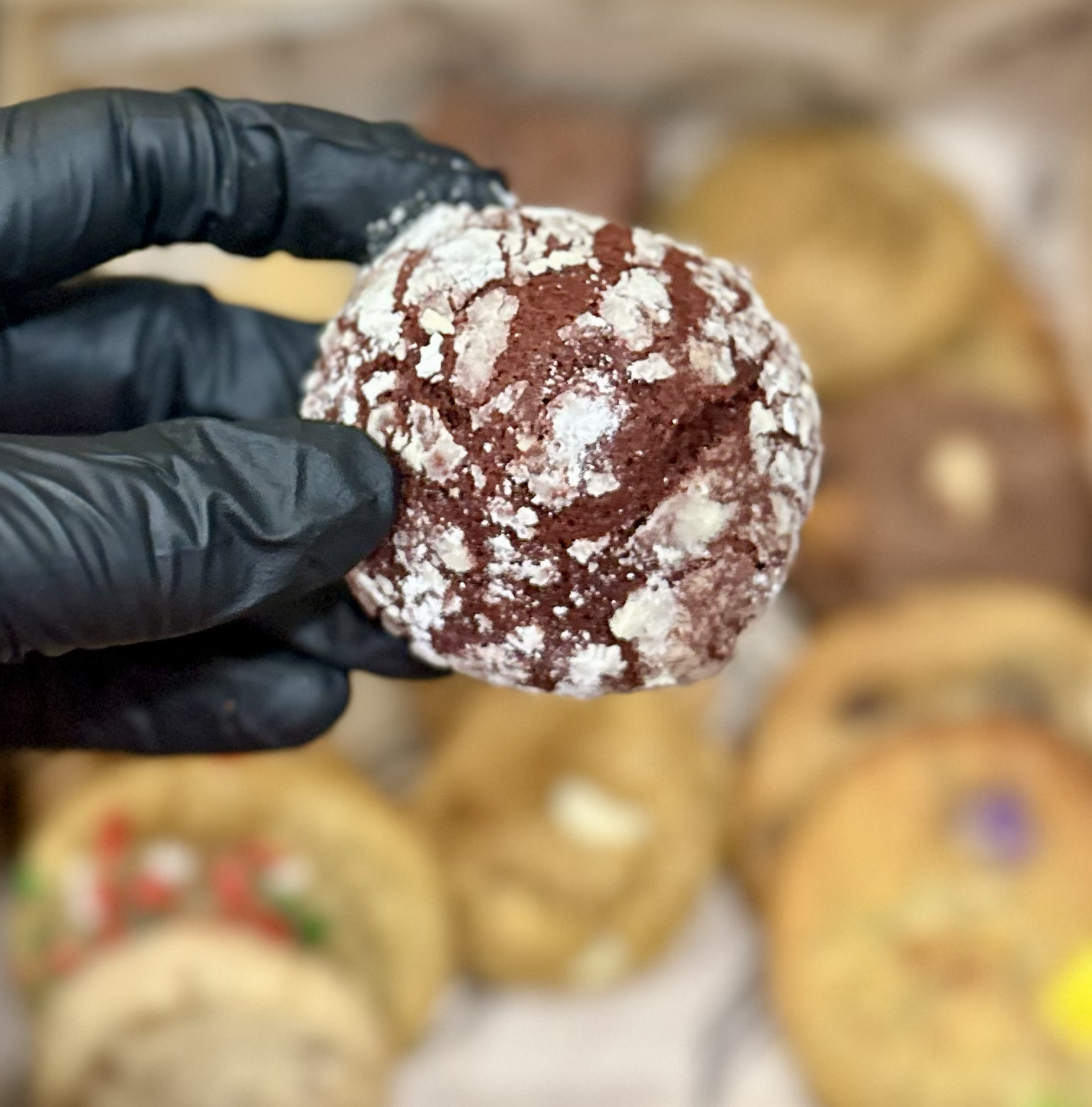 Red Velvet Krinkle Cookie