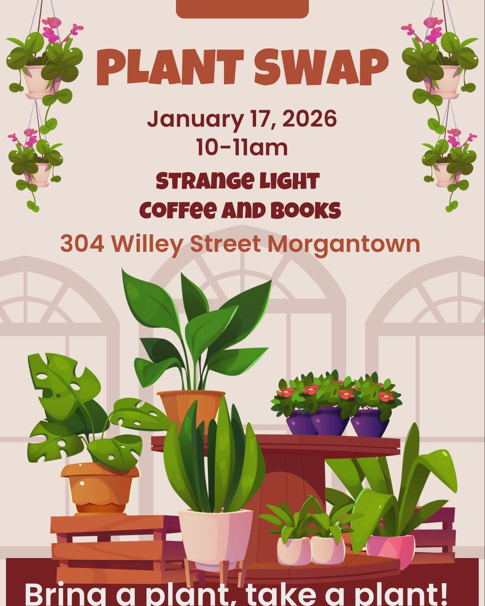 Plant exchange!!! Bring your clippings and your soil and join the party!!