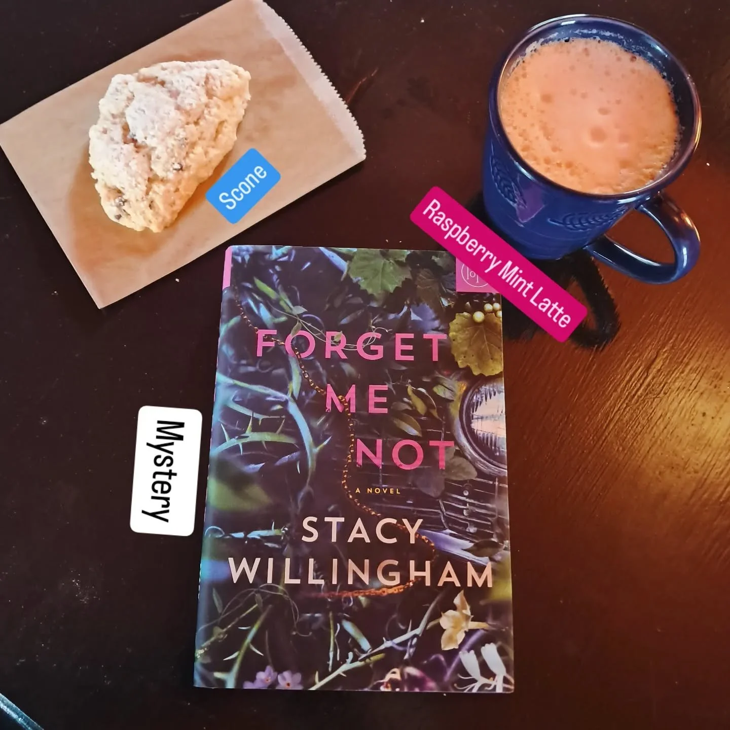 Come in and enjoy a Raspberry Mint Latte and a scone. Grab a book of the shelf, take a deep breathe, and begin the relaxing... *sigh*