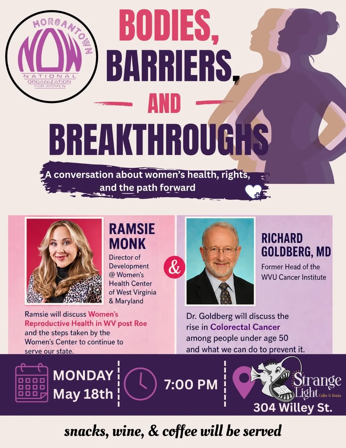Join as Monday at 7pm!!! Take the time to learn something and connect with other people who care about making a difference.