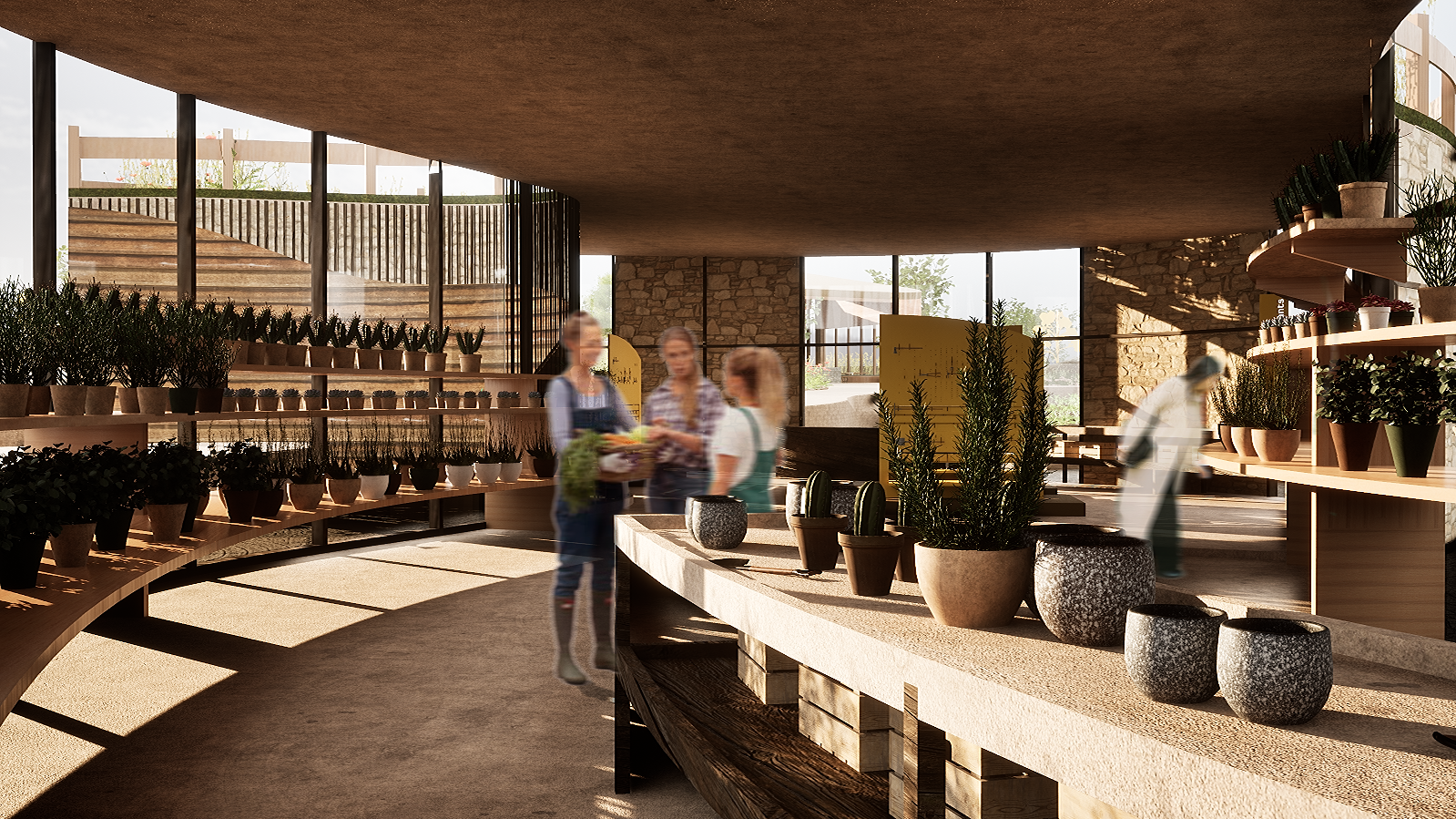 NURSERY + TOOL LIBRARY
Purchasing and planting a tree from the nursery directly supports the community’s ability to rebuild and remain rooted in place. By nurturing what grows here, residents collectively protect both the present moment and the futur