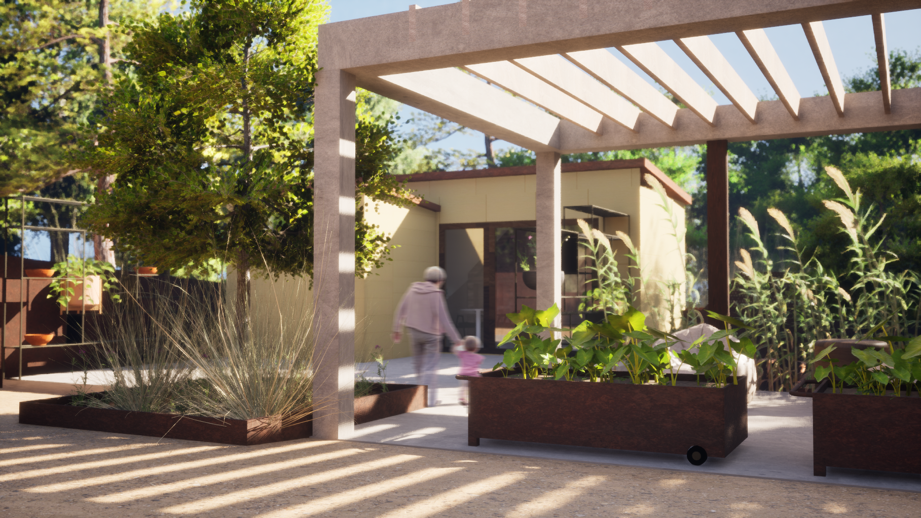 Outdoor Patio and ADU Space