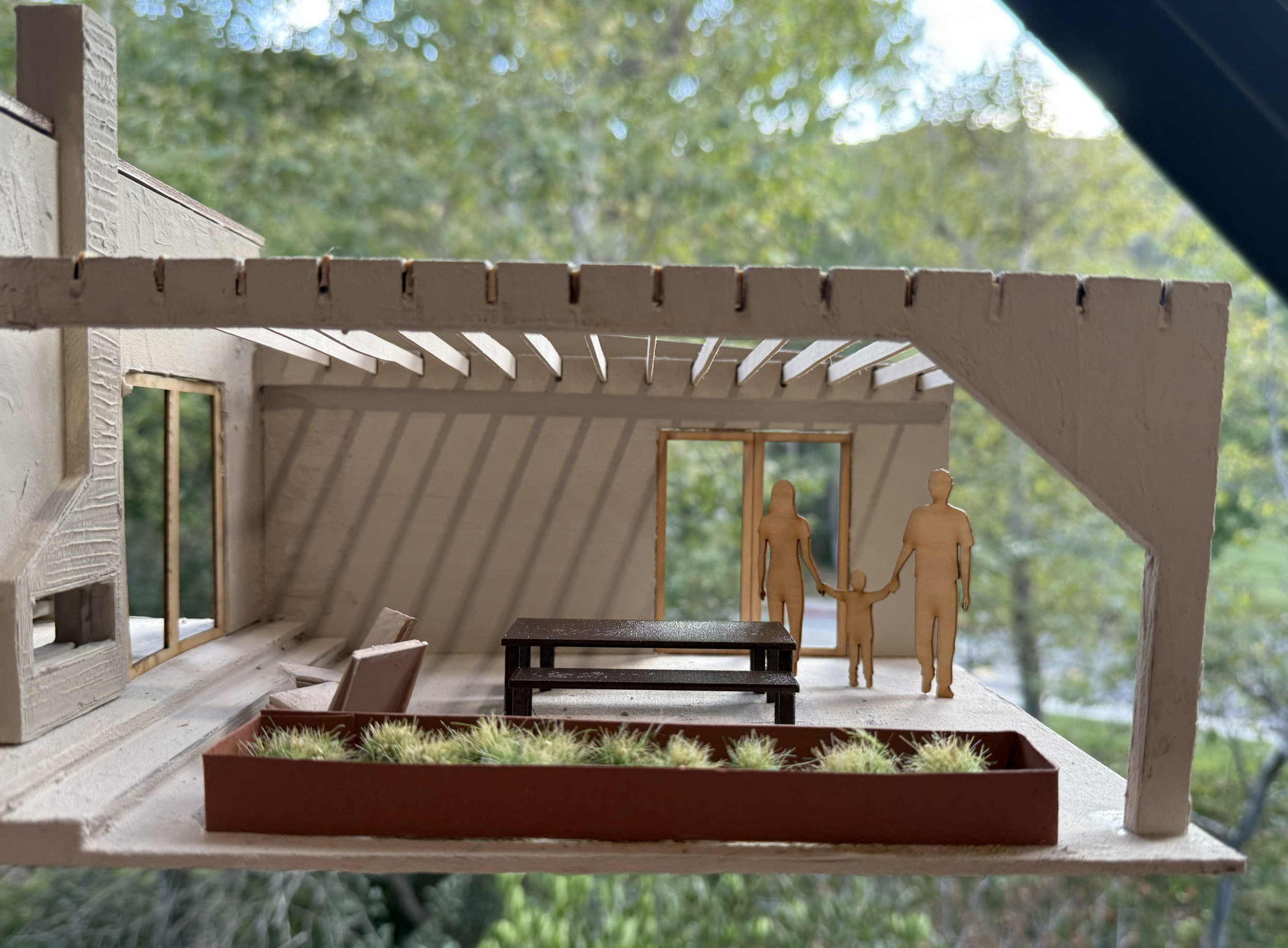 1/2"=1' Physical Model: Outdoor Space