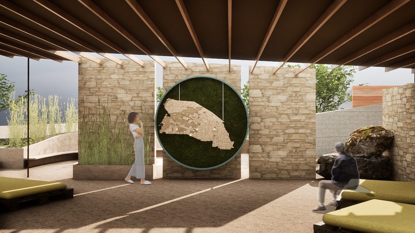 MEMORY MAP
Residents physically pin handwritten memories onto a corkboard map shaped like Altadena, turning shared stories into a growing, tangible artifact of healing and return.