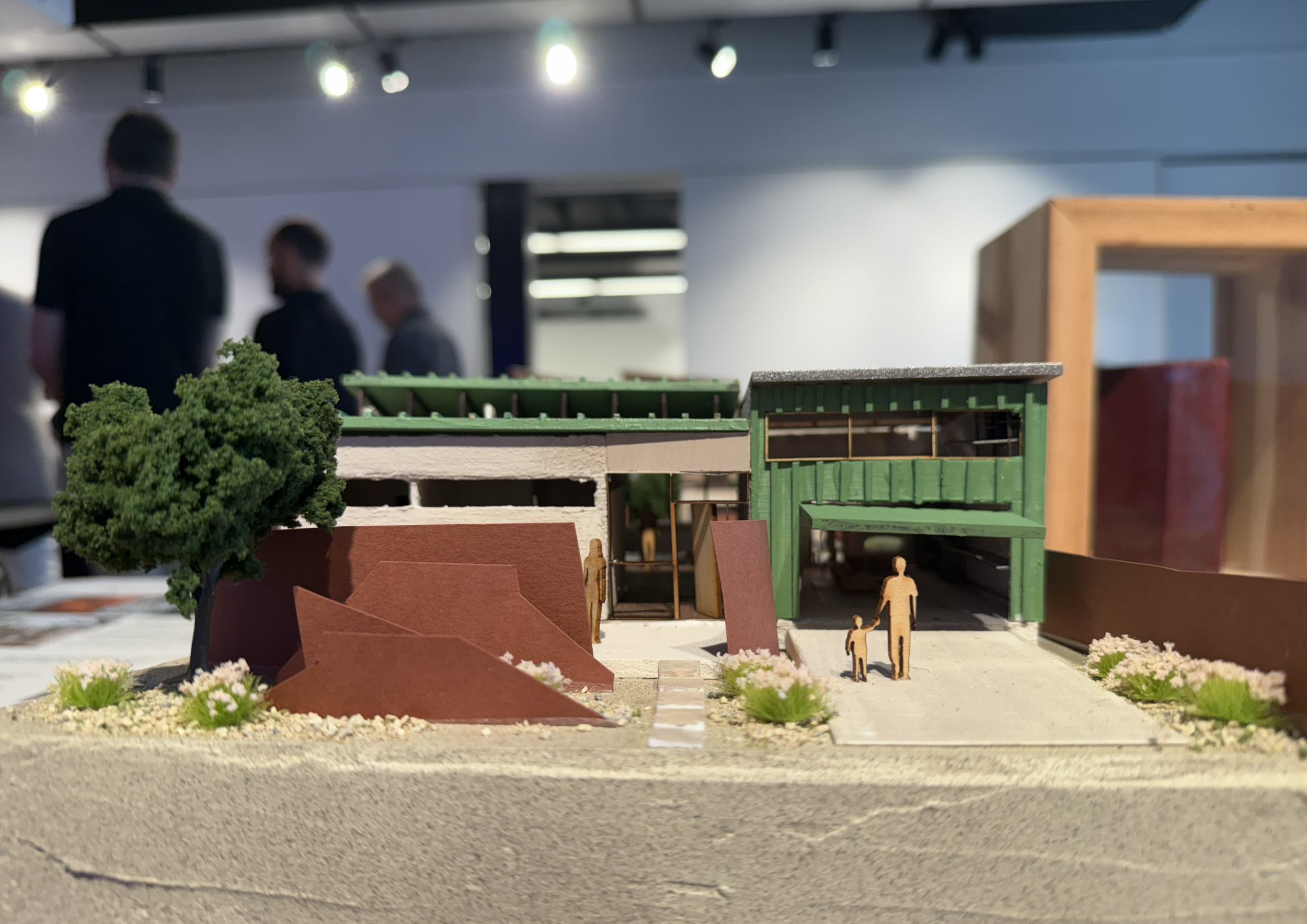 3/16"=1' Physical Model: Entry 