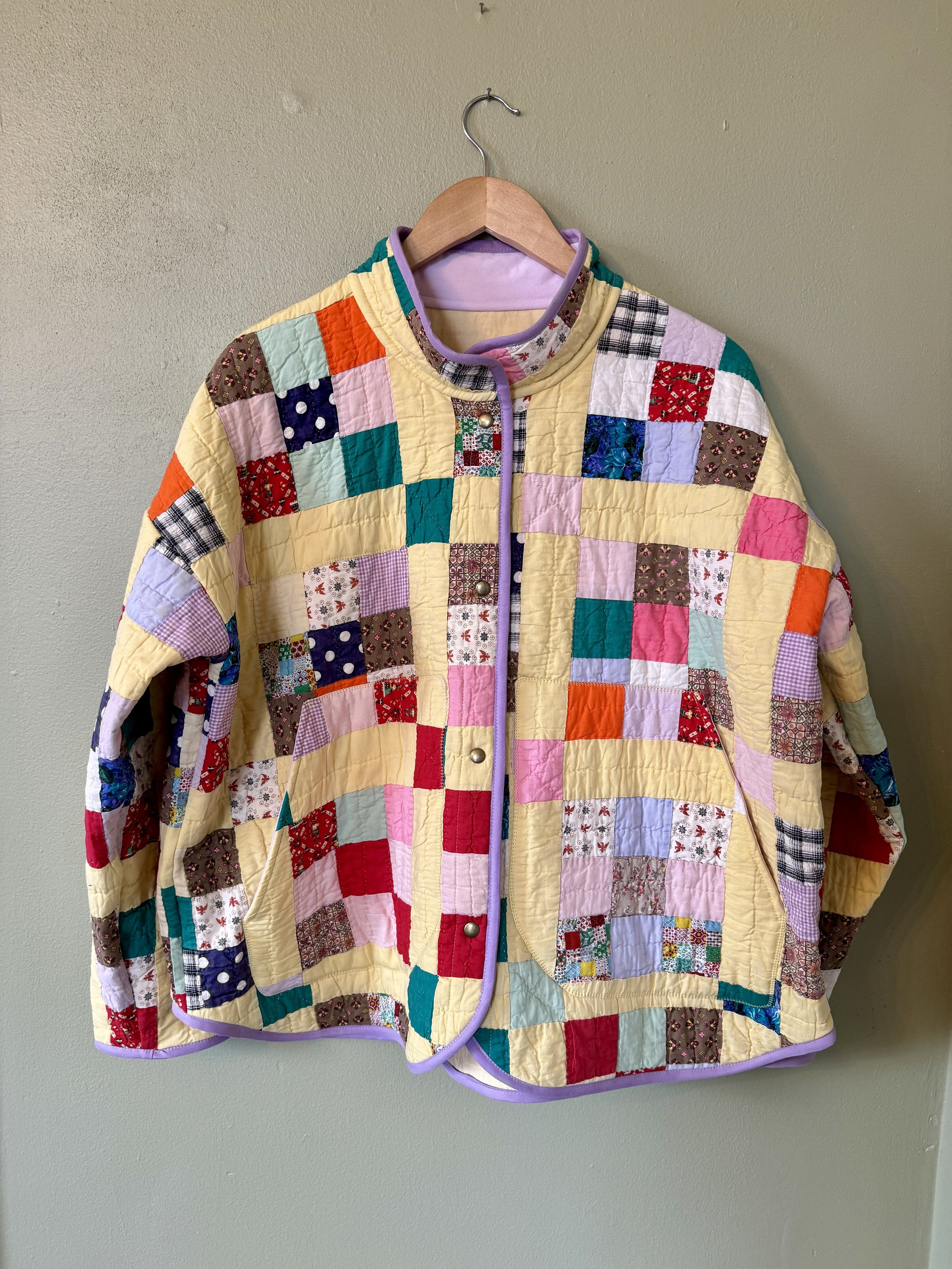 CJ Sews Quilt Coat Flora Jacket
