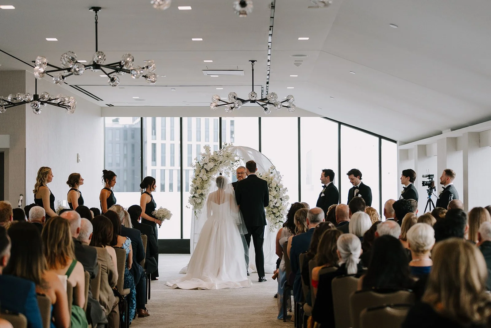 C + M Downtown Wedding