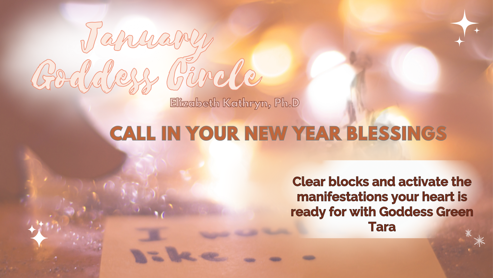 January Goddess Circle: CAll In Your New Year’s Blessings with Green Tara