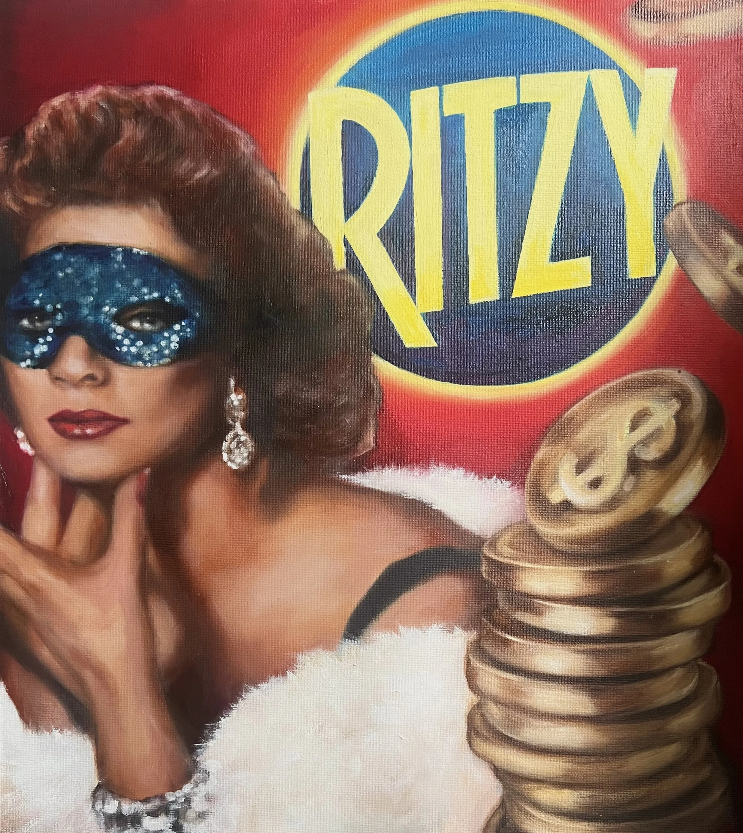 Ritzy
20"x18", Oil on Canvas
