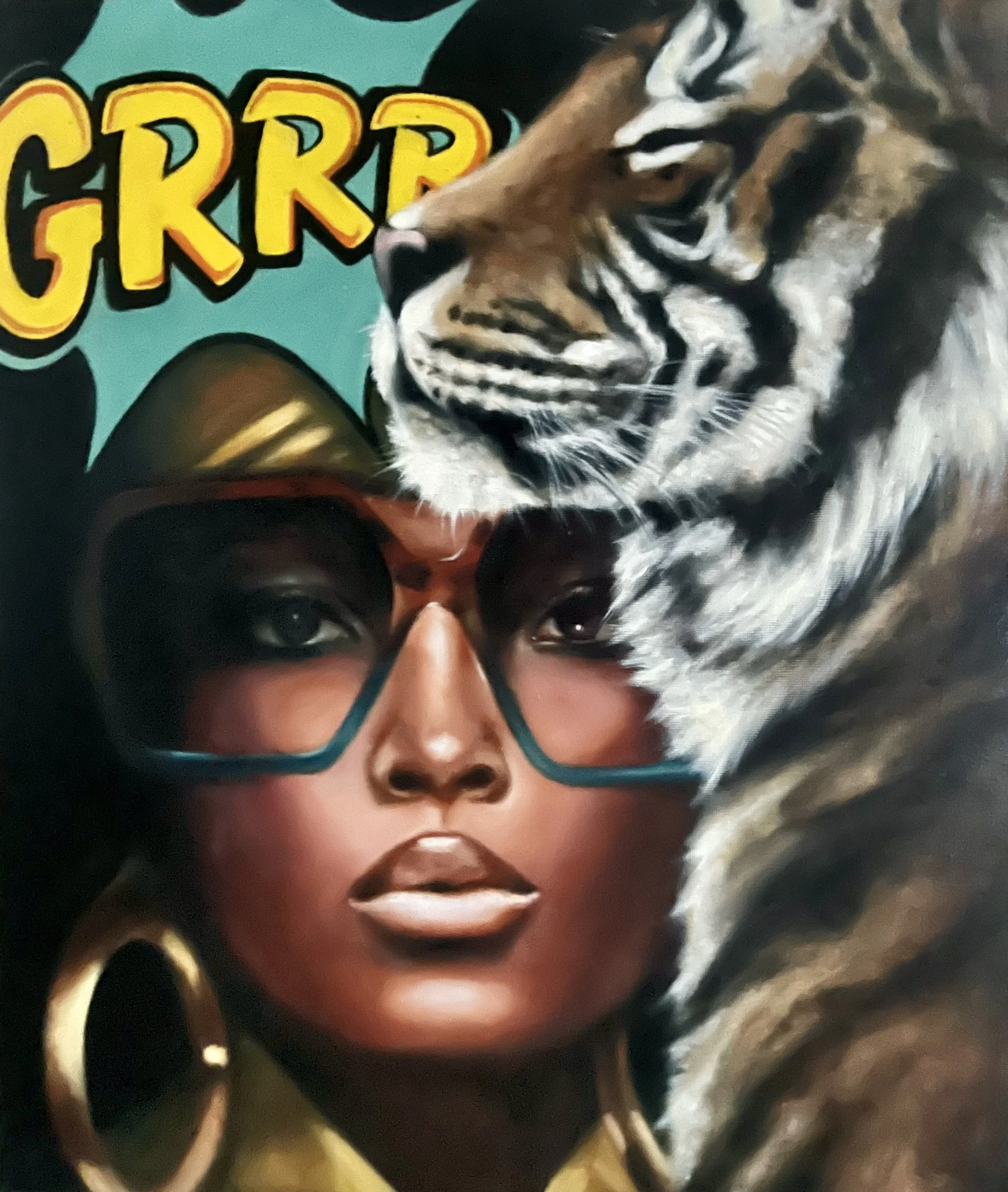 Animal Style
21"x17", oil on canvas