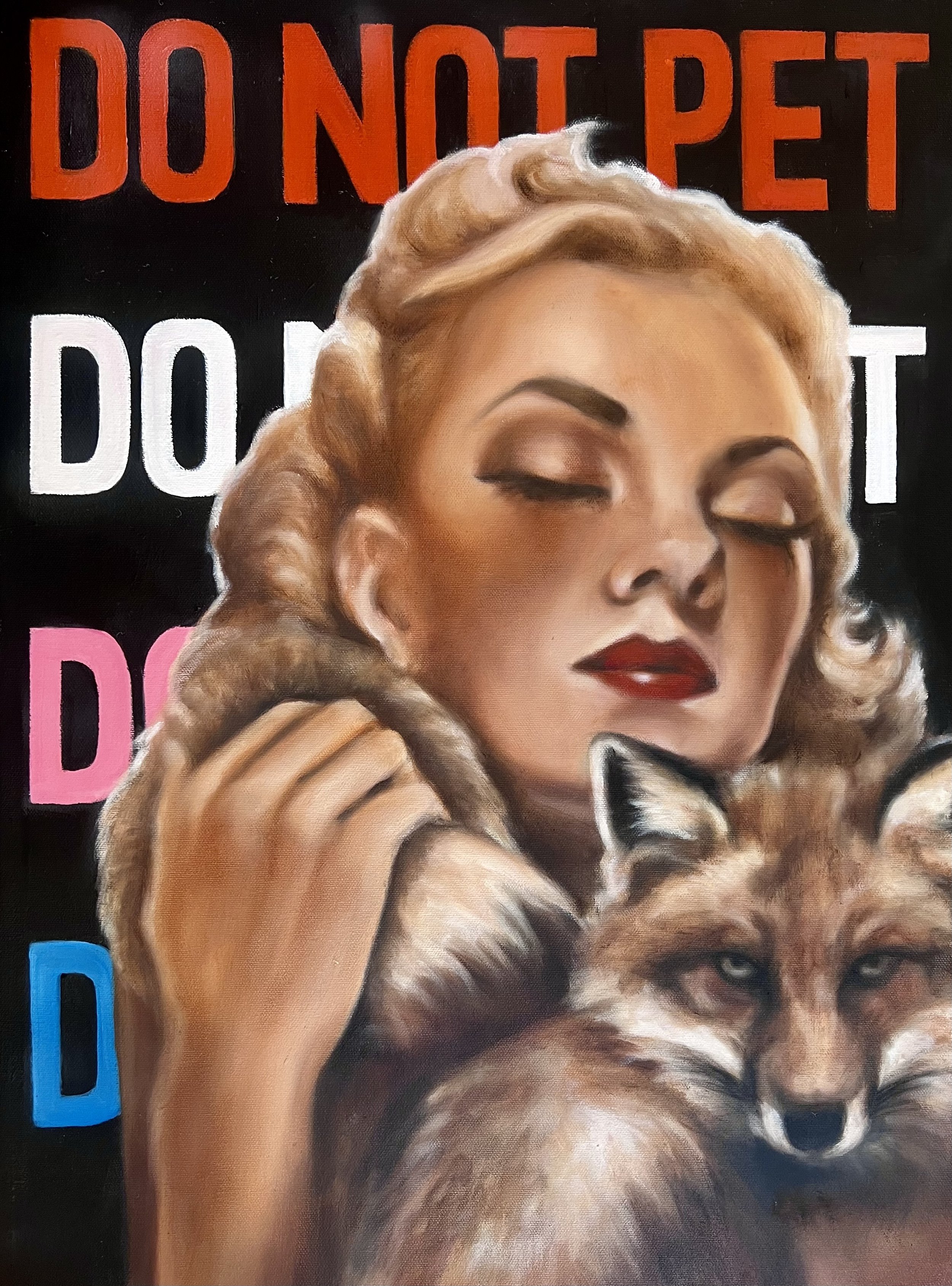 DO NOT PET
21"x17", Oil on Canvas Board