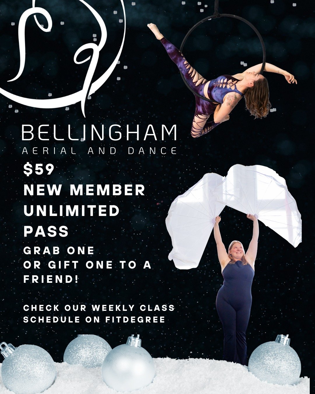 Grab one and gift one to a friend!!
Your aerial journey starts here!!
 #aerialsilk #aeriallyra #lyrahoop #aerialhammockflow #lyra #aerialhammock #aerialhoop #flypole #aerialist #aerial #bellingham #aerialsilks