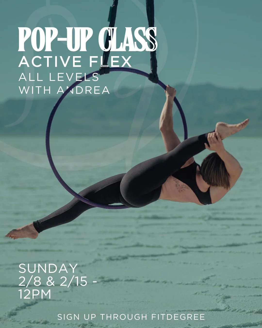Join @french_twist_aerial for this Active Flex Pop-Up on Sundays!
A great way to move the body and get ready for the week ahead!