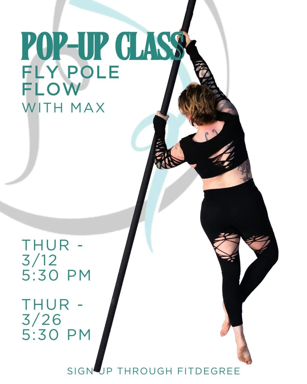 Join @spaghetti_memoirs as we play with smooth transitions and really lean into our movements and shapes in fly pole flow!
All levels welcome #poledance #flypole #aerialist #aerial #bellingham
