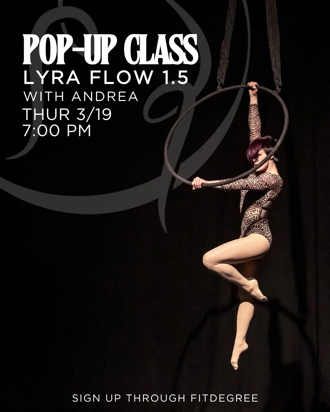 Explore shapes, transitions and fluidity of movement in lyra flow 1.5 with @@french_twist_aerial #aeriallyra #lyrahoop #lyra #aerialist #aerial #bellingham