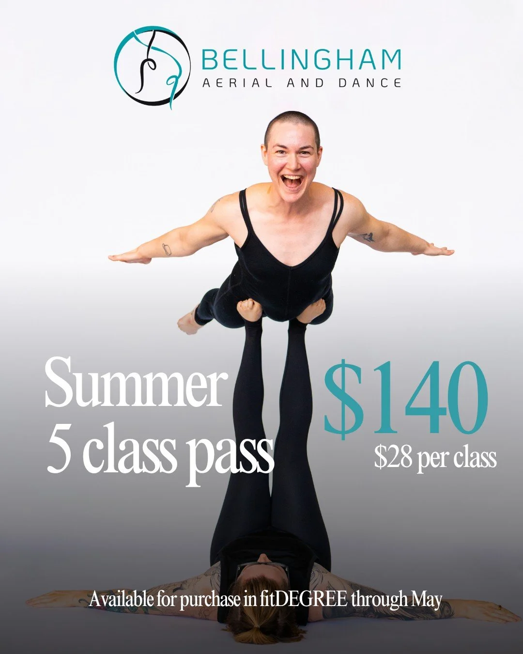 The summer 5-class pass is here to get you B.A.D. summer started!
Great for those with a bit more varied schedule or for members that need a few extra classes at the end of the month!

Expires 90 days from your first class

Pop in when you&rsquo;ve g