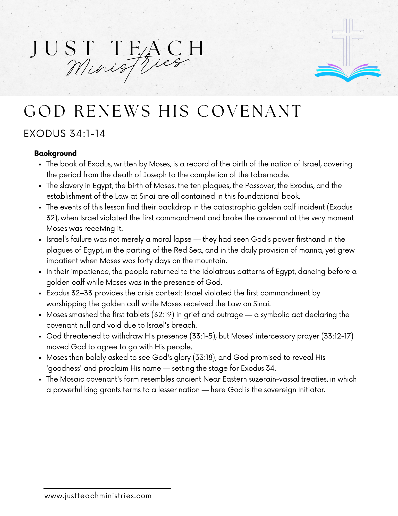 Exodus 34:1-14