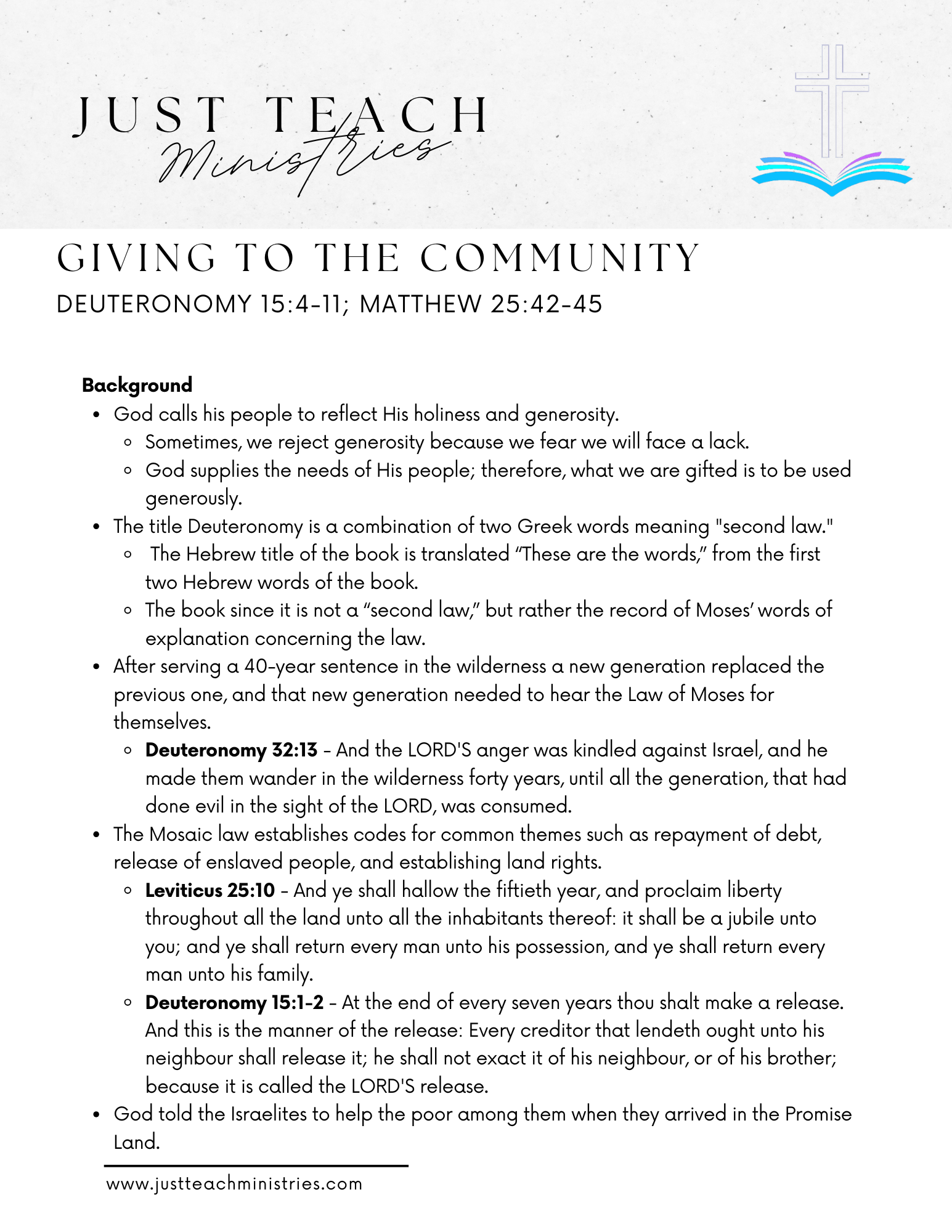 Deuteronomy 154-11; Matthew 2542-45 LN.png