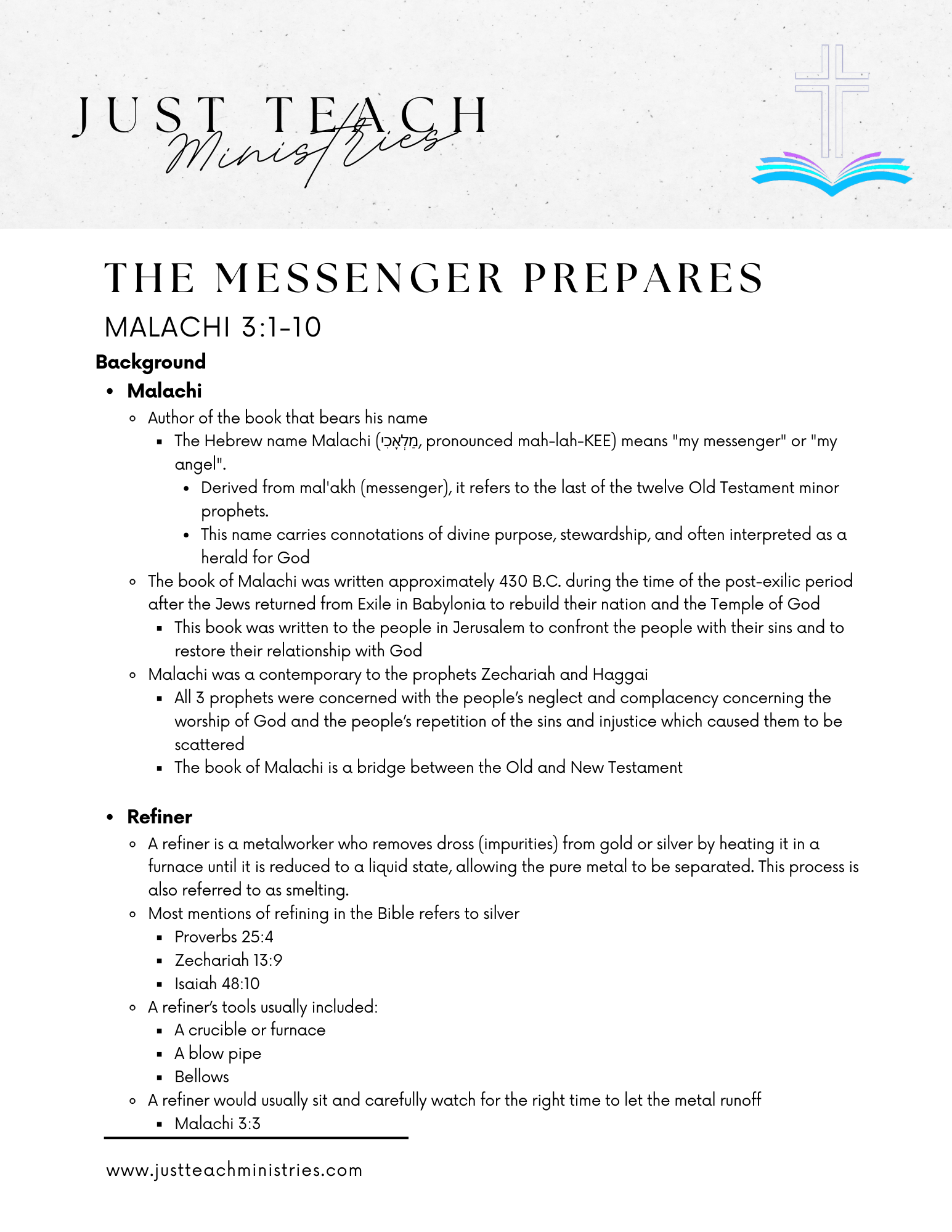 Malachi 3:1-10