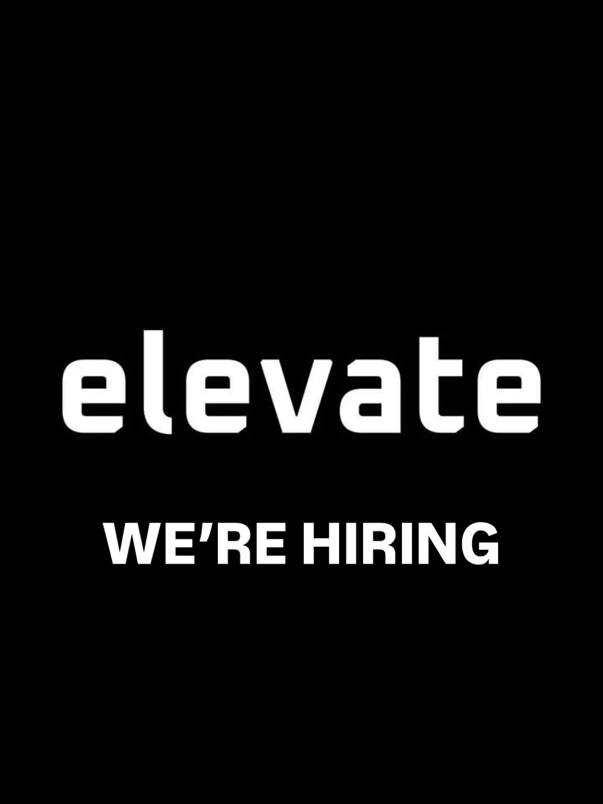 📢 We&rsquo;re Hiring! Join the Elevate Coaching Team

We&rsquo;re on the lookout for a passionate new coach to join our amazing community.

At Elevate, we specialize in small group fitness with two key programs:
💪 Force &ndash; a strength-focused p