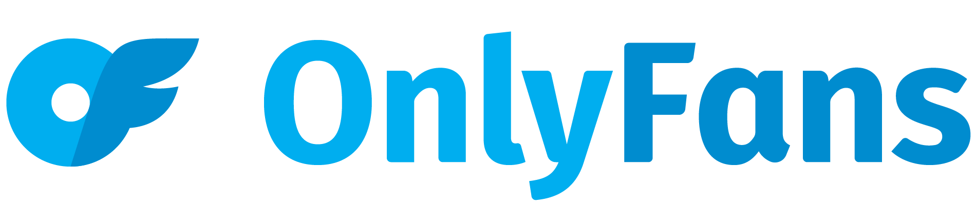 OnlyFans logo with blue text and icon