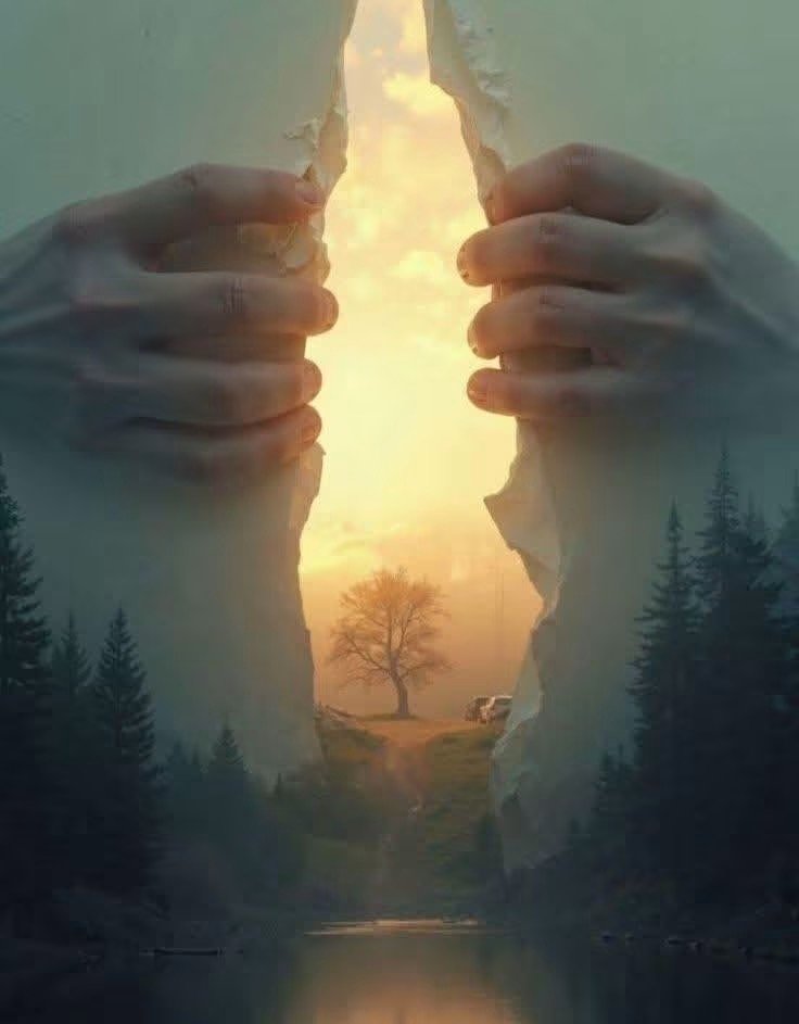 The more light expands the deeper it enters the dark.