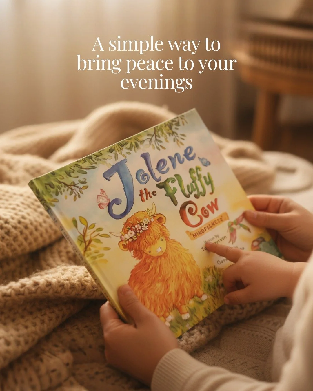 One of my favorite parts of sharing Jolene the Fluffy Cow is hearing how much calmer evenings feel for families who read it together. This story was created to bring a gentle sense of ease to bedtime, helping little ones slow down, breathe, and settl